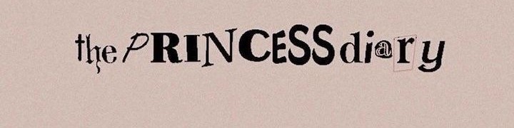 Capa bege com as palavras the PRINCESS diary em lettering preto de estilos variados.